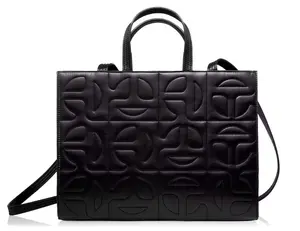 Telfar x Moose Knuckles Quilted Large Shopper Black