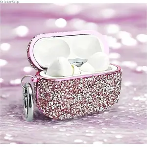 2026 Diamond AirPods Pro Case – Shiny Bling Protective Cover for AirPods Pro 3/4/Pro 2, Durable Anti-Scratch Portable Earbuds Case, Fashion Sparkly Storage Bag for Daily Use