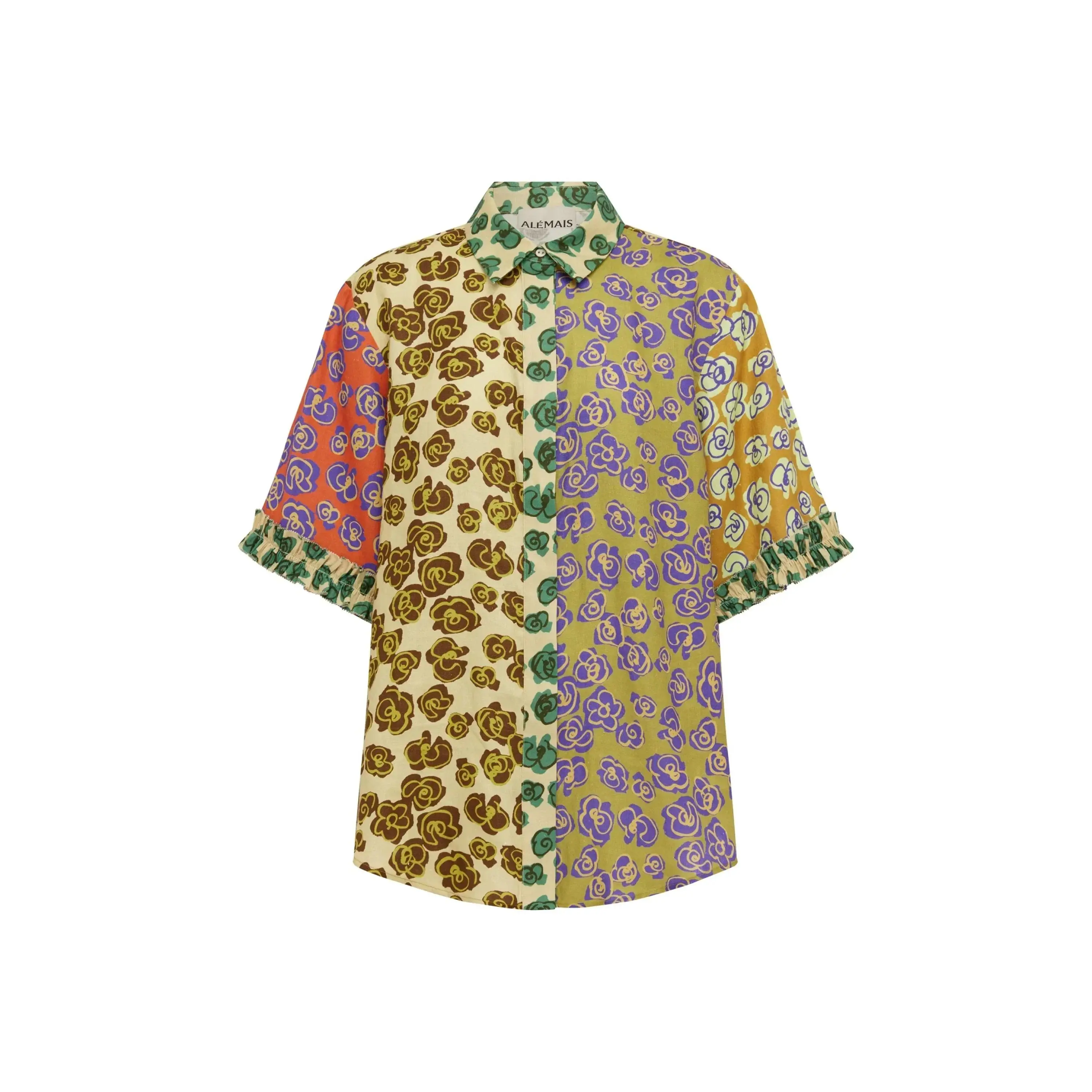 Patty Spliced Shirt, from Alemais