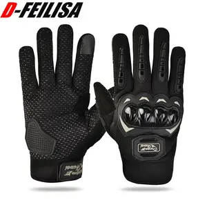 Touchscreen Motorcycle Riding Gloves, Spring Summer Motorbike Gloves, Anti-Drop Hard Shell Protection, Off-Road Cycling Gloves