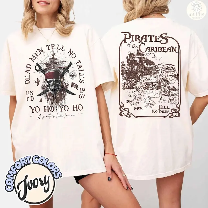 Comfort Colors Pirates Halloween Shirt