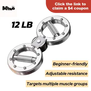 12LB Arm Exercise Equipment with Adjustable Resistance,Spinning Rotator Burn Machine, Gripster Forearm Trainer, Forearm Grip Strengthener for Men, 360 Degree Rotating Grips, gym equipment for home