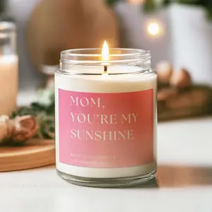 You Are My Sunshine Candle, Mother's Day Gift, Gift For Mom, Mom Birthday Gift, Gift for Her, Mom gift, Candle for Gift, Home Decor Candle