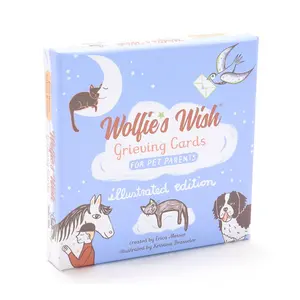 Wolfie's Wish (30) 2-Sided Pet Loss Grieving Cards