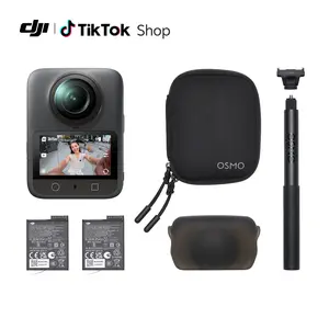 DJI Osmo 360 Camera Standard Combo, Waterproof 360° Action Camera with 1-Inch 360° Imaging, Native 8K 360° Video, 105GB Built-in Storage, 120MP 360° Photo, 100-Min 8K Recording, 360 Action Camera