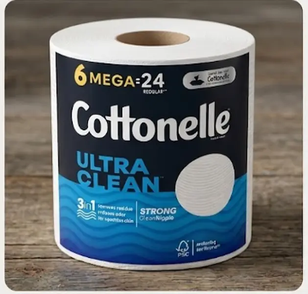 Cottonelle Ultra Clean Toilet Paper Rolls, 6 Count