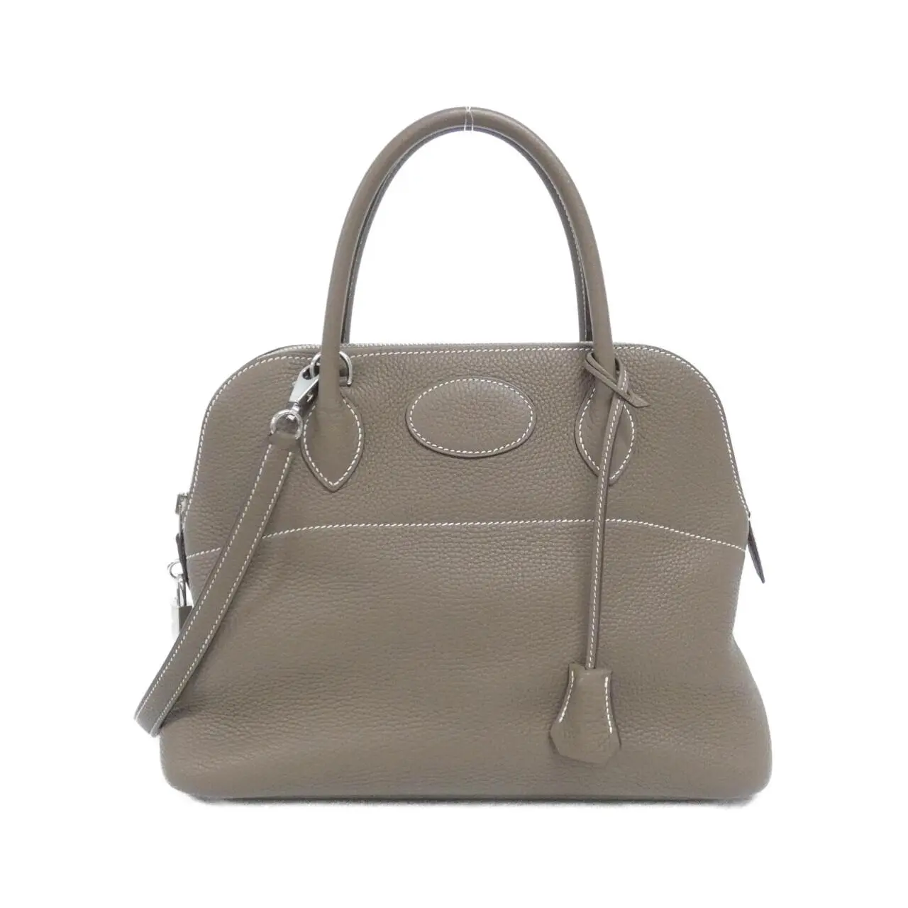 Pre-owned HERMÈS Calfskin Shoulder Bags Hermes Bolide31cm Taurillon Clemence bag