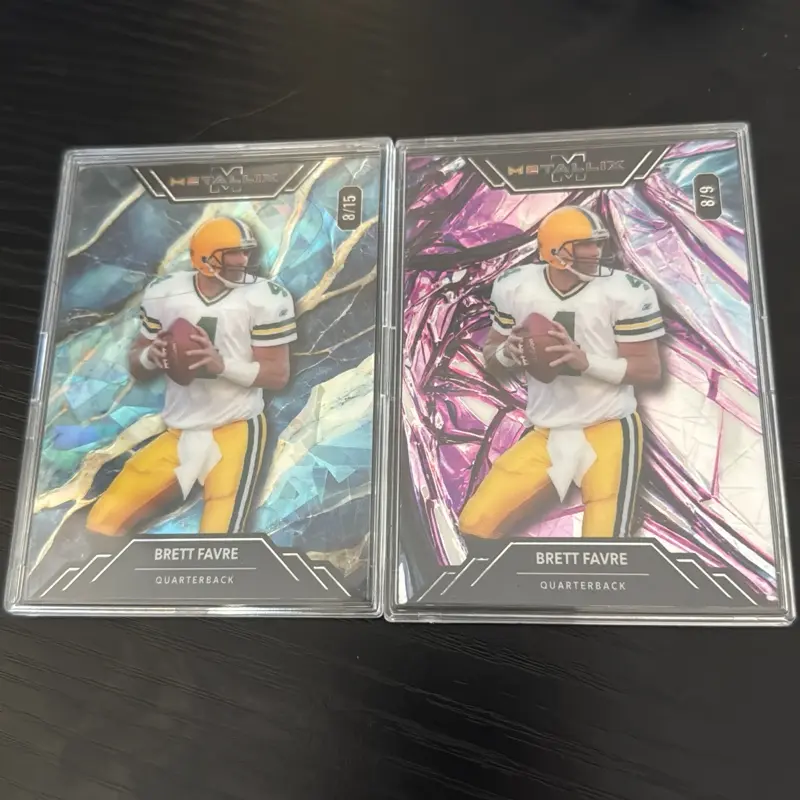 Brett Favre Lot Metallix 8/9 and 8/15