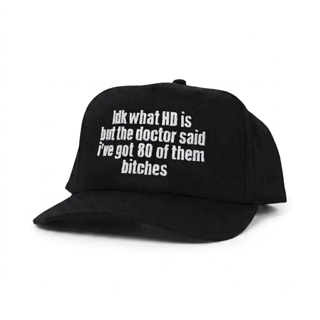 80 of Em' Embroidered Hat, 80 Of B* Cap, Funny Embroidered Baseball Hat, Unisex Hat, Baseball Trucker Cap, Baseball Cap, Adjustable Trucker Cap, Unisex Hat