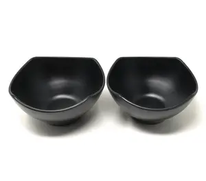 Aesthetic Large 56 fl oz Round Hard Plastic Melamine Japanese Ramen Noodle Soup Bowl, 8.27"x4.72" Traditional Tableware for Udon, Soba - Pack Included