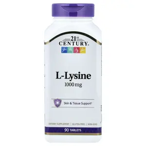 21st Century L-Lysine, 1,000 mg, 90 Tablets