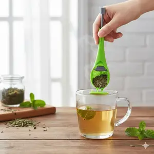 3-in-1 Tea & Coffee Tool: Rust-Proof Stirring, Steeping, Filtering Mesh with Heat-Resistant Grip. Multi-Functional Infuser for Loose Leaf Tea, Herbal Brews, and Coffee. Fits Most Mugs, Easy Clean, Durable Design, Tea Making Tools