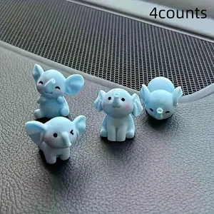 Cute Elephant Design Car Ornament, Car Interior Decoration, Car Dashboard Decoration, Car Interior Accessories for Women & Men, Girly Car Interior Sets, Car Interior Set