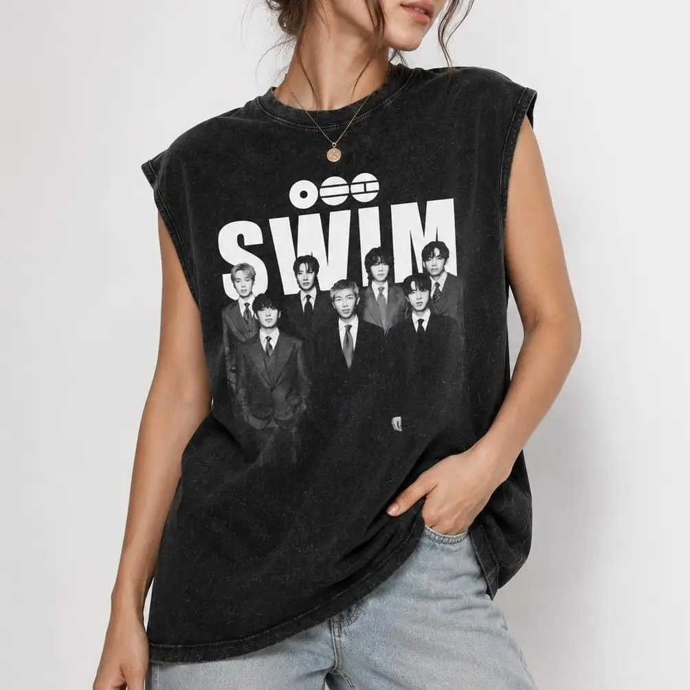 Swim Washed Tank Top Unisex Shirt, Shirt For Tour, Gift For BFF, Outfit Arirang