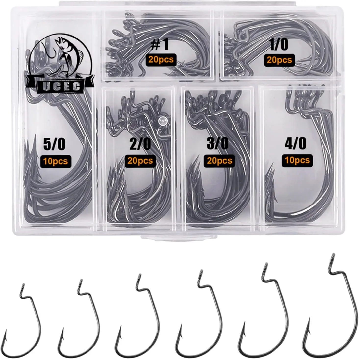 UCEC Fishing Hooks, EWG Offset Worm Hooks Bass Hooks Wide Gap 2X Strong Senko Bait Texas Rig Jig Fish Hooks for Bass Trout Saltwater Freshwater Size:#4#2#1 1/0 2/0 3/0 4/0 5/0 - TikTok Shop UCEC Fishing Hooks, EWG Offset Worm Hooks Bass Hooks Wide Gap 2X Strong Senko Bait Texas Rig Jig Fish Hooks for Bass Trout Saltwater Freshwater Size:#4#2#1 1/0 2/0 3/0 4/0 5/0 - TikTok Shop