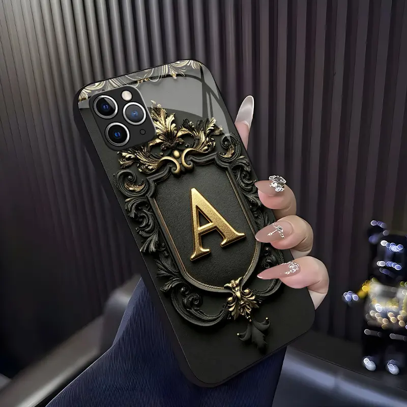 Drop-resist iPhone 11 Pro Max High-End Phone Case, Fingerprint-Proof, 26-Letter Customization Option, Limited-Time Major Promotion - YM99