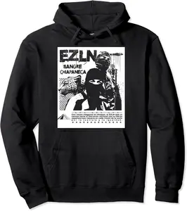 EZLN Hecho en Chiapas Mexico Ft. Palenque y jaguares Pullover Hoodie - Albertjasso Shop 39B0D1CD6RK8
