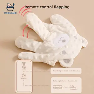 Newborn baby Soothing Palm, Red Bean Stuffed Automatic Baby Patting Hand Soft Pacify Toy