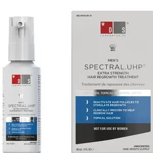 Spectral.UHP 5% Minoxidil Hair Growth Serum for Men by DS Laboratories - Extra Strength Topical Hair Loss Treatment, Supports Hair Growth in the Vertex, Experience Fuller, Thicker Hair (2 fl oz)