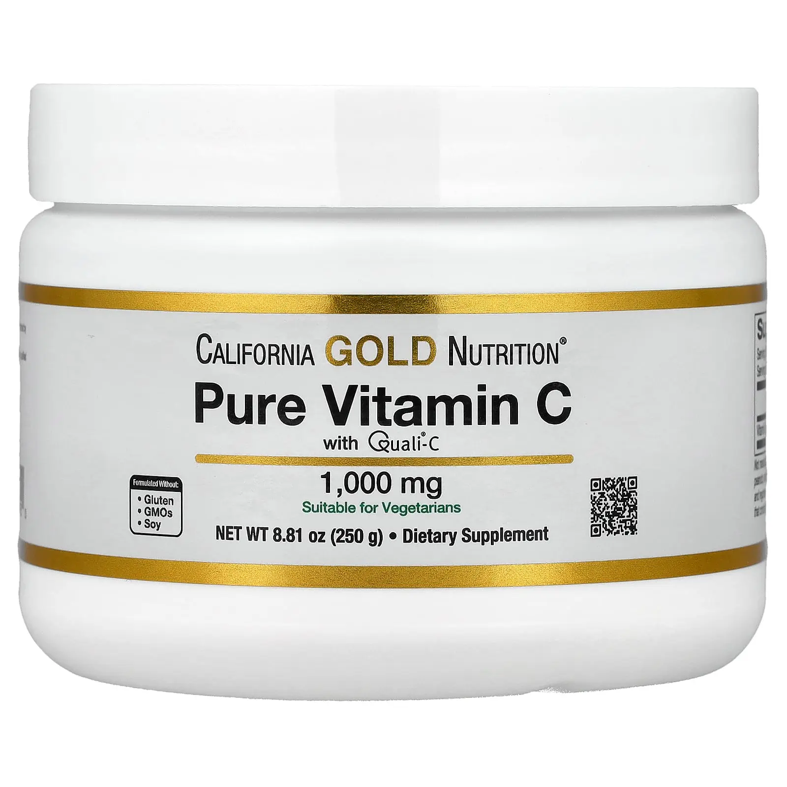 California Gold Nutrition Pure Vitamin C, Quali®-C Powder, 8.81 oz (250 g)
