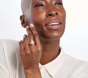 Diamonique Classics 4.00 cttw Ring, 14K Plated