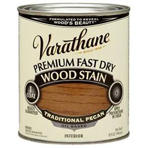 Varathane 262013 1 Quart Traditional Pecan Fast Dry Wood Stain