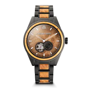 Burlwood Black Vintage Automatic 40mm