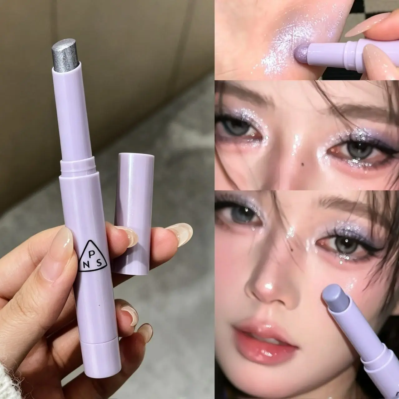 Available in 6 Shades, Multi-Purpose Highlighter Stick, Glow Seeker Highlighter, Glowy Highlighter, Makeup Highlighter, all-over glow, perfect for face, collarbones, Waterproof, sweat-resistant, smudge-proof, ideal for music festivals, parties
