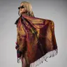 Starlit Feather Rave Pashmina Scarf