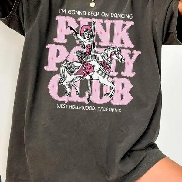 Chappell Roan Shirt, Pink Pony Club Comfort Colors Shirt, I'm Gonna Keep On Dancing, Midwest Princess 2024 Tour Tee, WLW Pride Music Tee,Oversized Tshirt, Trendy shirts, Comfort Colors, Hot to Go, Tour Concert Outfit, Pink Pony Club, Chappell Roan,