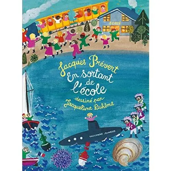 USED-En sortant de l'école by Jacques Prévert (Paperback)