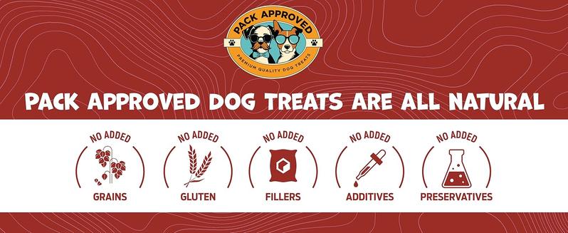 Pack Approved Beef Rolls Dog Treats - Made from 100% Beef Hide - Natural Ingredients - Supports Dental Health