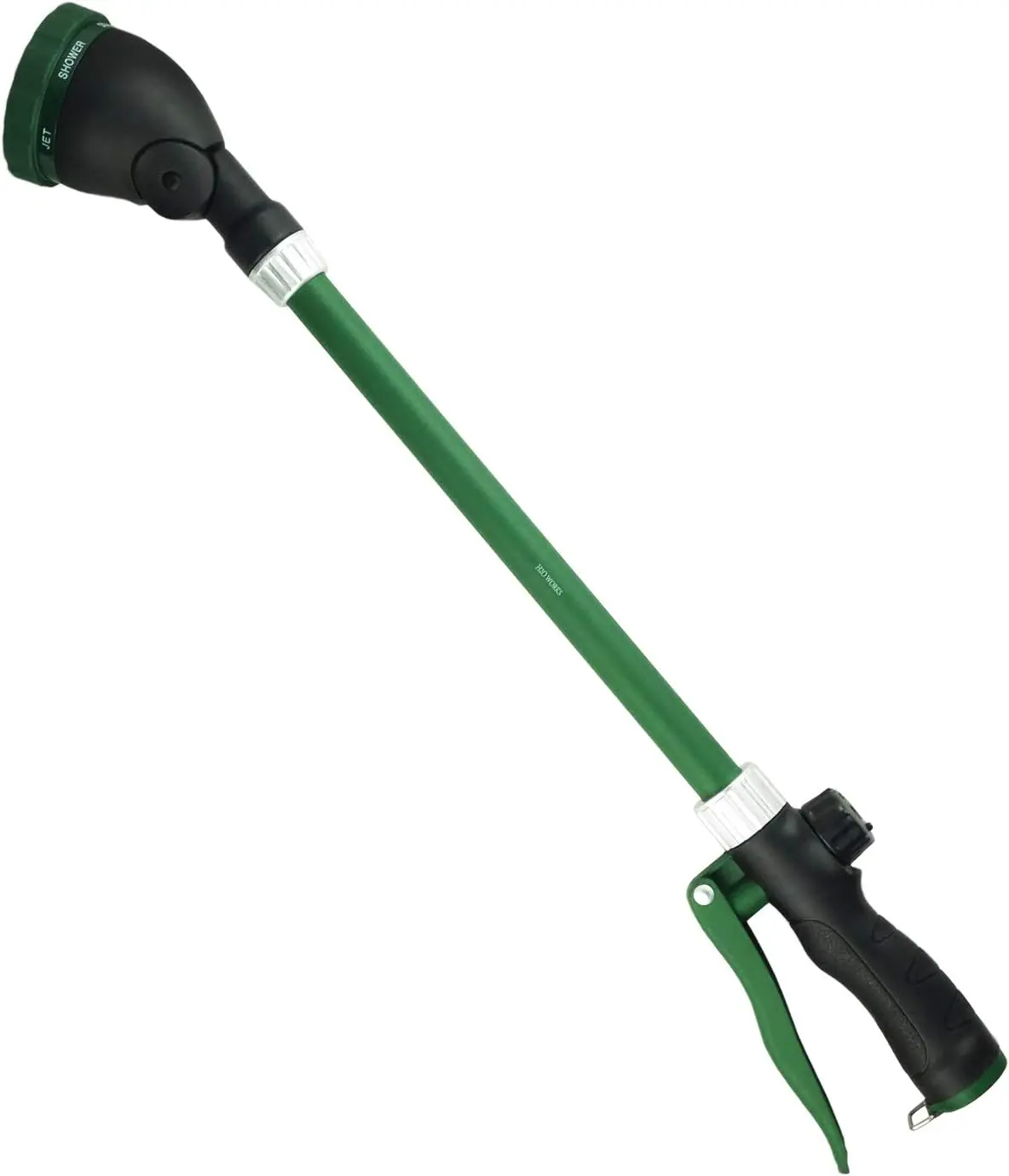 Women's 21-Inch Heavy Duty Lightweight Zinc Alloy Watering Wand - Adjustable Pivoting Nozzle, 6 Patterns, Ergonomic Handle, Precise Spray, Never Before Soft & Misty Drops, for Hanging Baskets, Garden and Lawn Watering