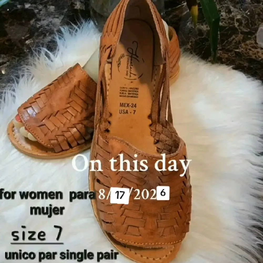 unico par de huaraches para mujer