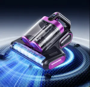 Cordless Dust Mite Remover Handheld Vacuum Cleaner - 16KPa Powerful Suction, UV-C Sterilization, High Heat Deep Clean, HEPA Filter, Interior Cleaning Vacuums for Car Interior Care