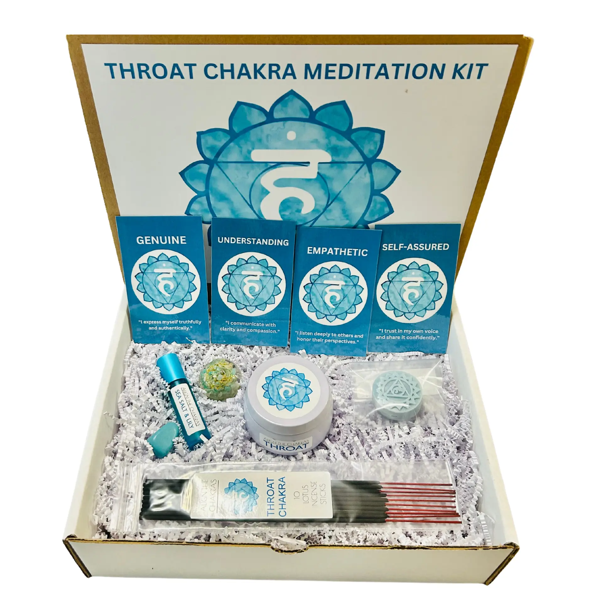 Throat Chakra Meditation Kit