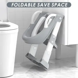 Potty Training Seat with Step Stool Ladder, Toddler Potty Training Toilet for Boys Kids