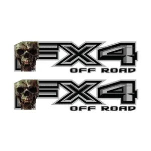 FX4 Off Road Decal Replacement Sticker F 150 Bedside / Skull Pixel Camo