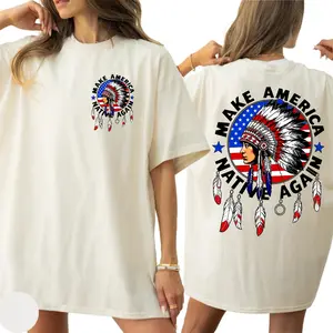 Double Sided Make American Native Again Unisex Shirt - Indigenous Pride T-shirt - Native American Heritage Tee - Two Sides Unisex T-shirt/Hoodie/Sweatshirt -