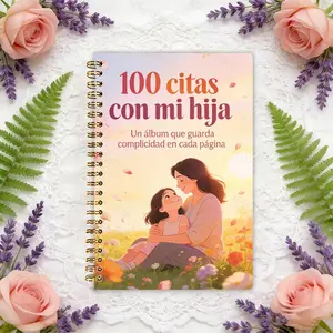 Warm Parent-Child Memory Book, Record 100 Special Moments Between Mother and Daughter, Preserve Intimacy and Bonding
