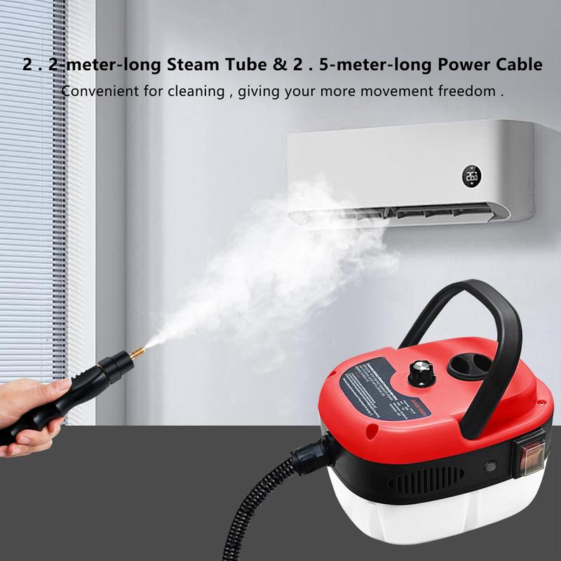Clearance Sale!Handheld Pressurized Steam Cleaner,2500W Handheld High Temp Portable Cleaning Machine, Cleaning for Couch, Auto, Floor Car Wash Equipment