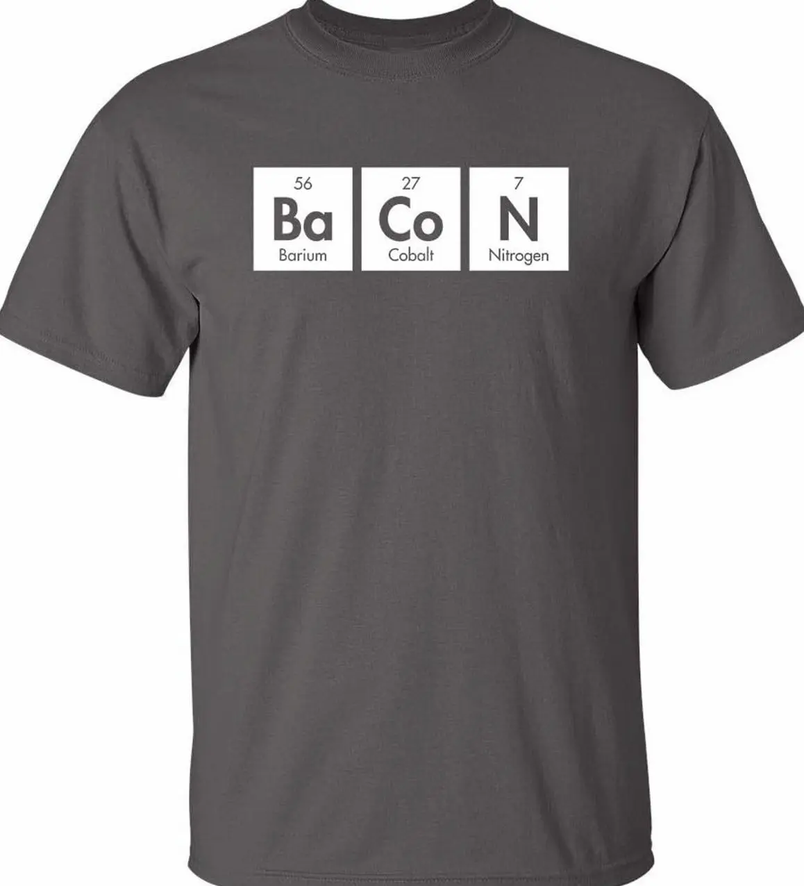 Bacon Elements Adult Humor Graphic Novelty Sarcastic Funny T Shirt YJA