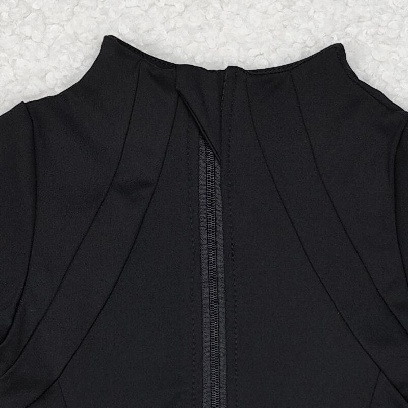 Girl Atheletic Clothes Black Bell Bottom Set Cheer Game Day Yoga Outfit Winter Sports Clothes  GLP1559