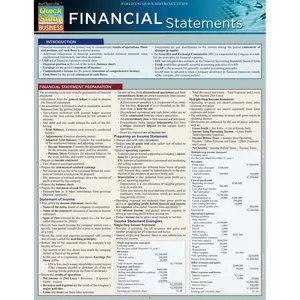 Financial Statements QuickStudy Laminated Reference Guide (QuickStudy Business)