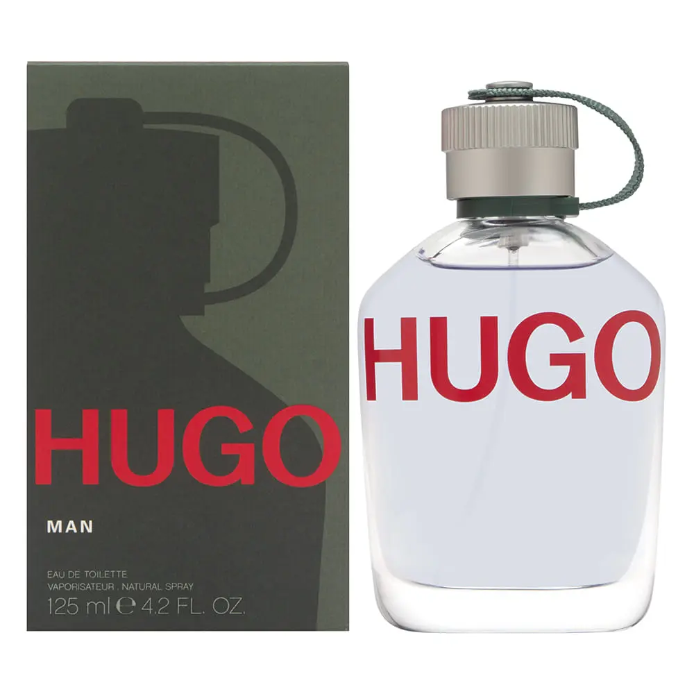 HUGO BOSS Hugo Man Eau de Toilette, Fresh Woody Cologne for Men with Mint and Herbal Notes, 4.2 oz Spray, Single Item