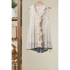 Enchanted Garden Ruffled Tunic