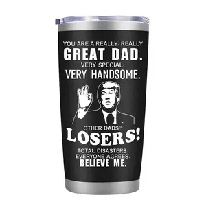 Dad Birthday Gifts from Daughter Son,Fathers Day Birthday Gifts for Step Dad Father in Law Him Daddy,Gift for Men Papa Grandpa Uncle Stepdad,20 oz Tumbler Mug Blue