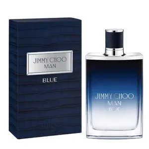 Jimmy Choo Man Blue Men’s EDT Spray 3.4 oz / 100 ml – Fresh Spicy Leather Woody Fragrance | Long-Lasting Masculine Cologne