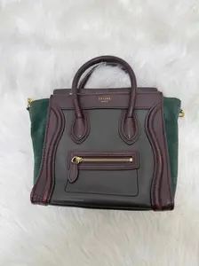 Pre-owned Celine leather Clutches & Wristlets Nano Luggage Tote