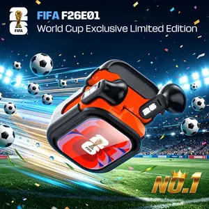 FIFA World Cup 2026 E01 Bluetooth 6.0 Earphones High Fidelity Waterproof Wireless Earphones | Suitable for Office, Sports, Study and Audio Calls | Built-in Microphone | Earphones